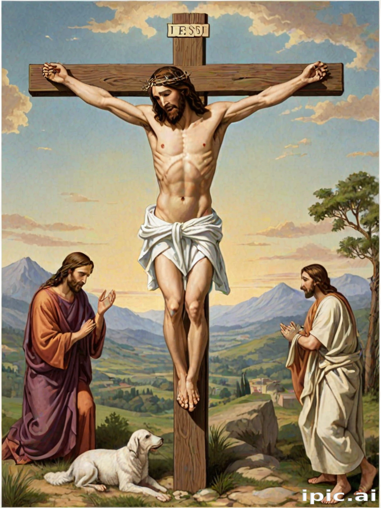 jesus on the cross clipart