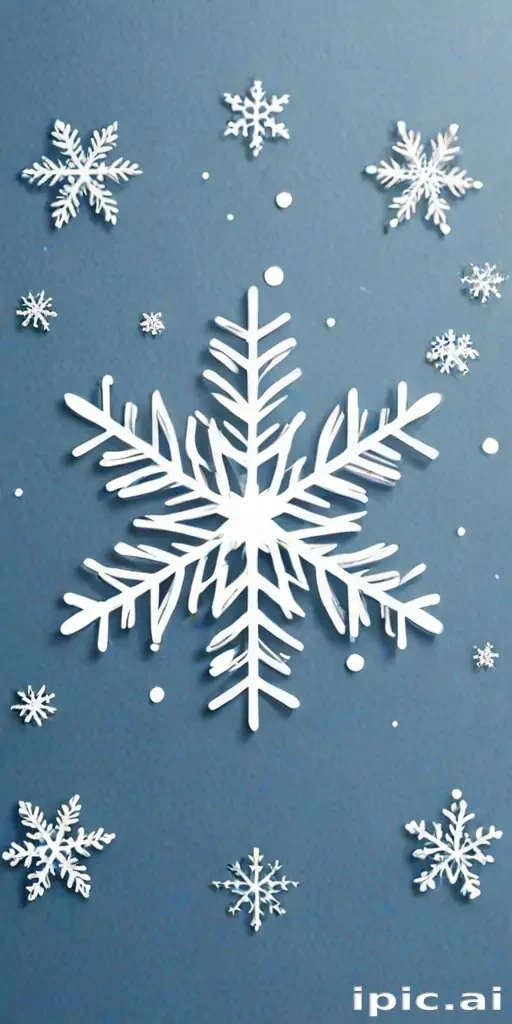 snowflake clipart free