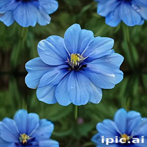 blue flower