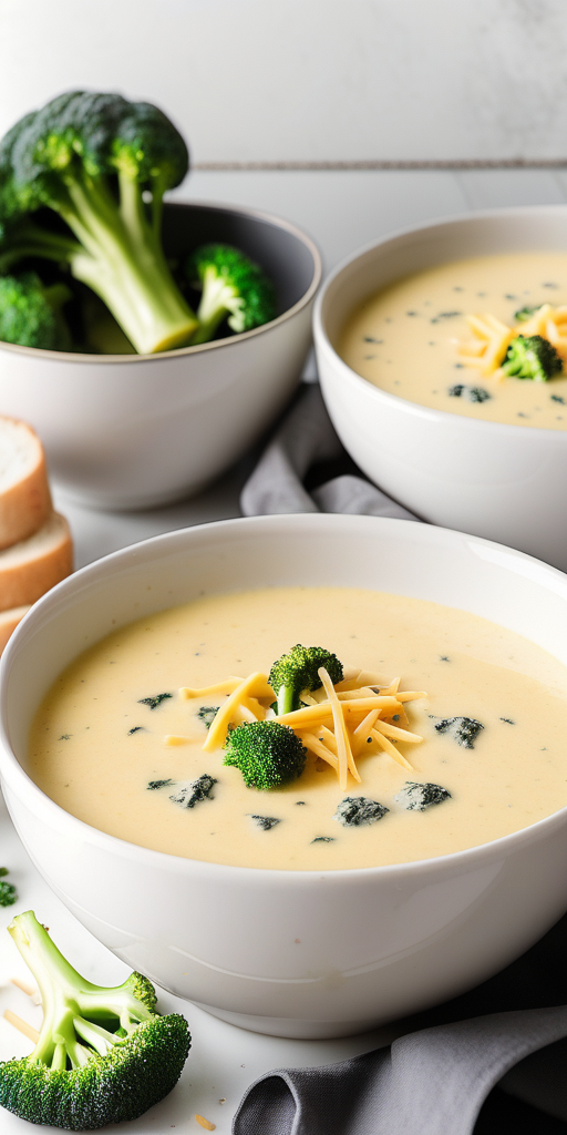 what to eat with broccoli cheese soup