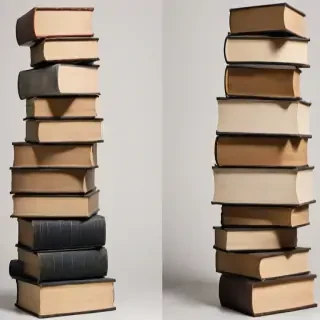 book stack png