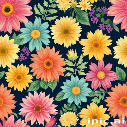 flowers clip art transparent background
