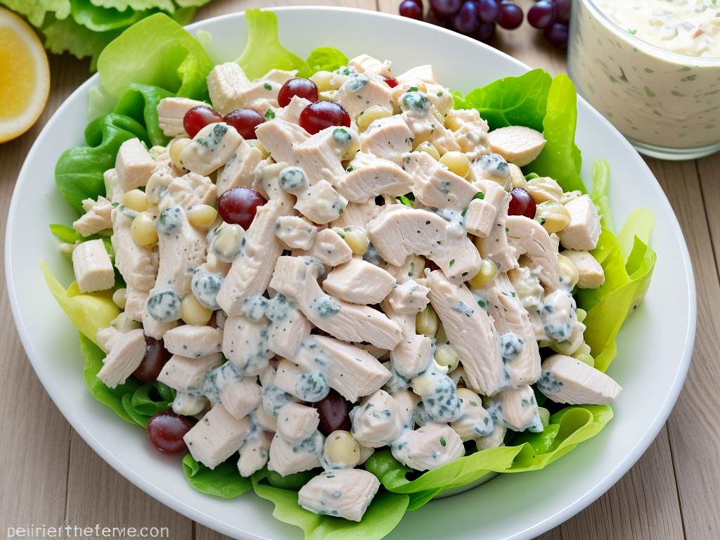 best chicken salad recipe no grapes