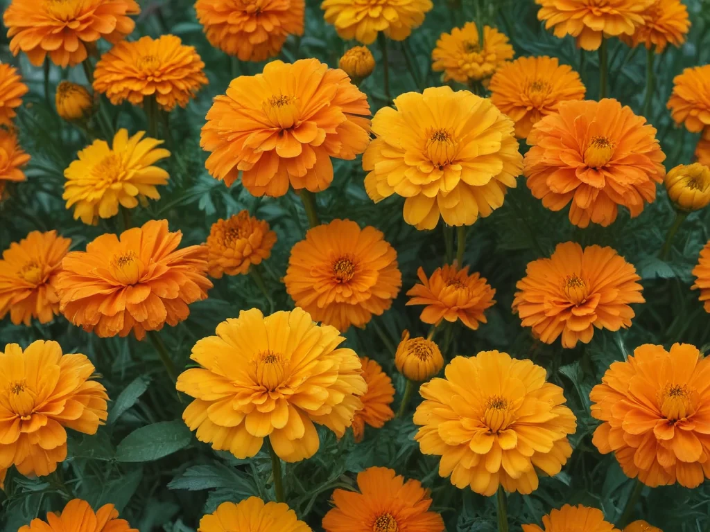 marigolds transparent