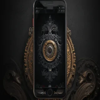wallpaper for phone aesthetic black