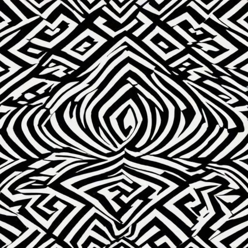 black and white pattern