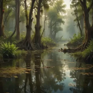swamp background