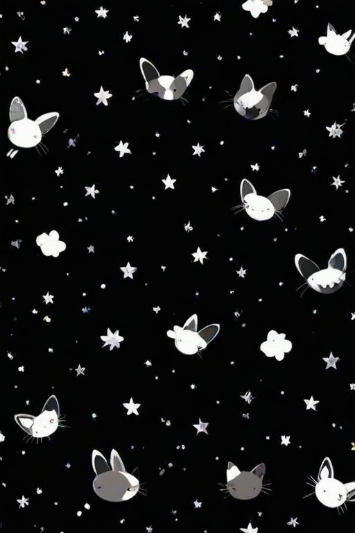 cute backgrounds black