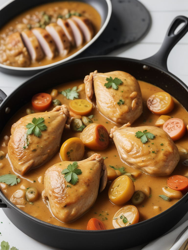 receta de fricase de pollo