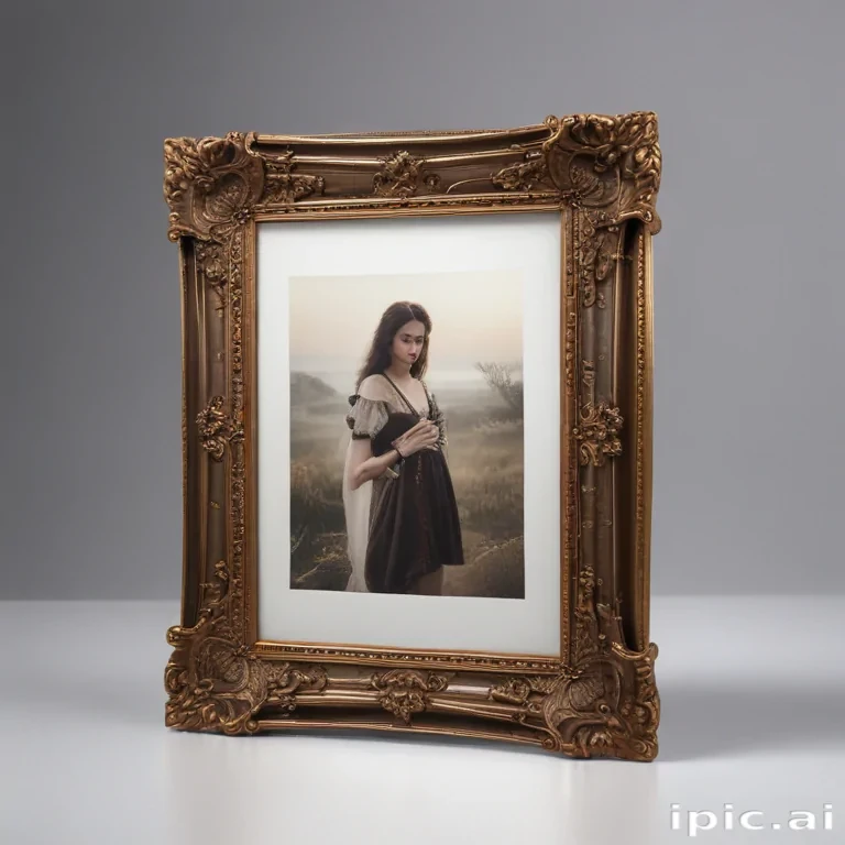 transparent photo frame