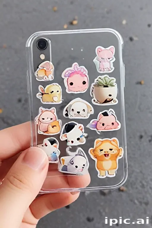 transparent cute stickers