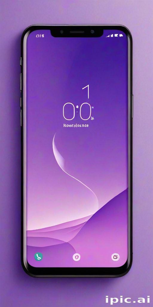 purple lockscreen