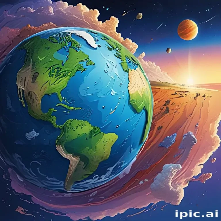 cartoon picture of planet earth