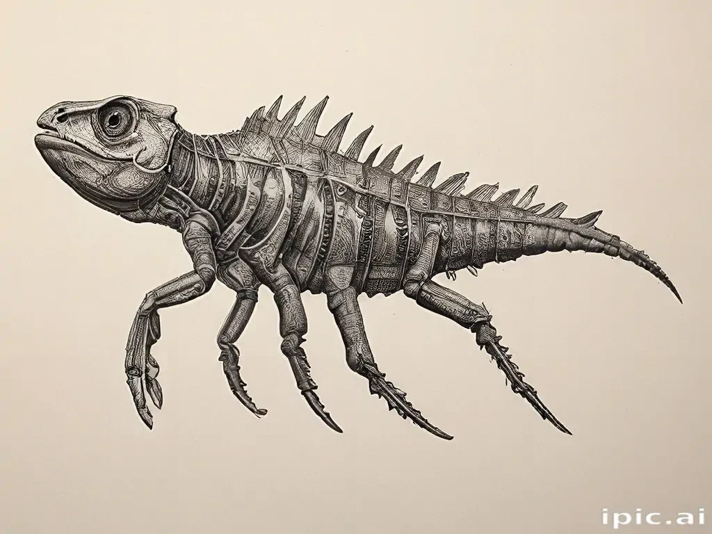 fossil drawing
