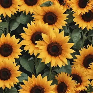 aesthetic sunflower background