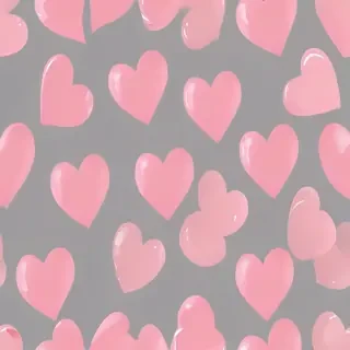 pink heart transparent
