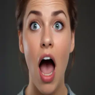 shocked face png