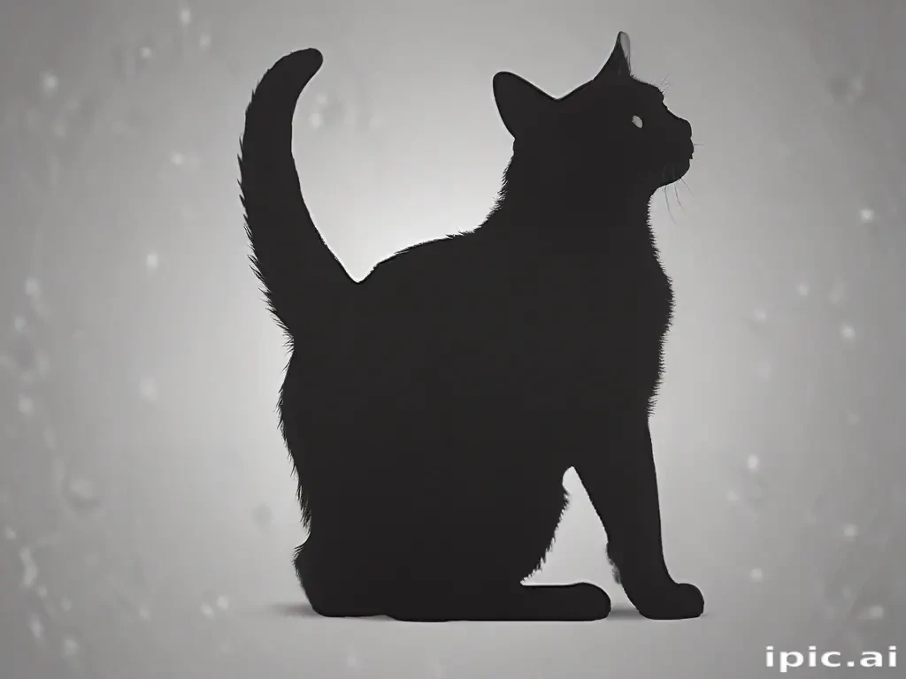 cat silhouette png