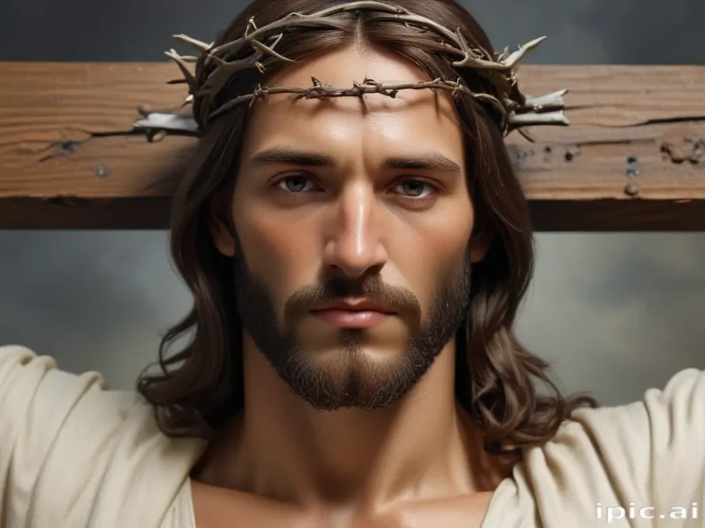 pictures of jesus on a cross