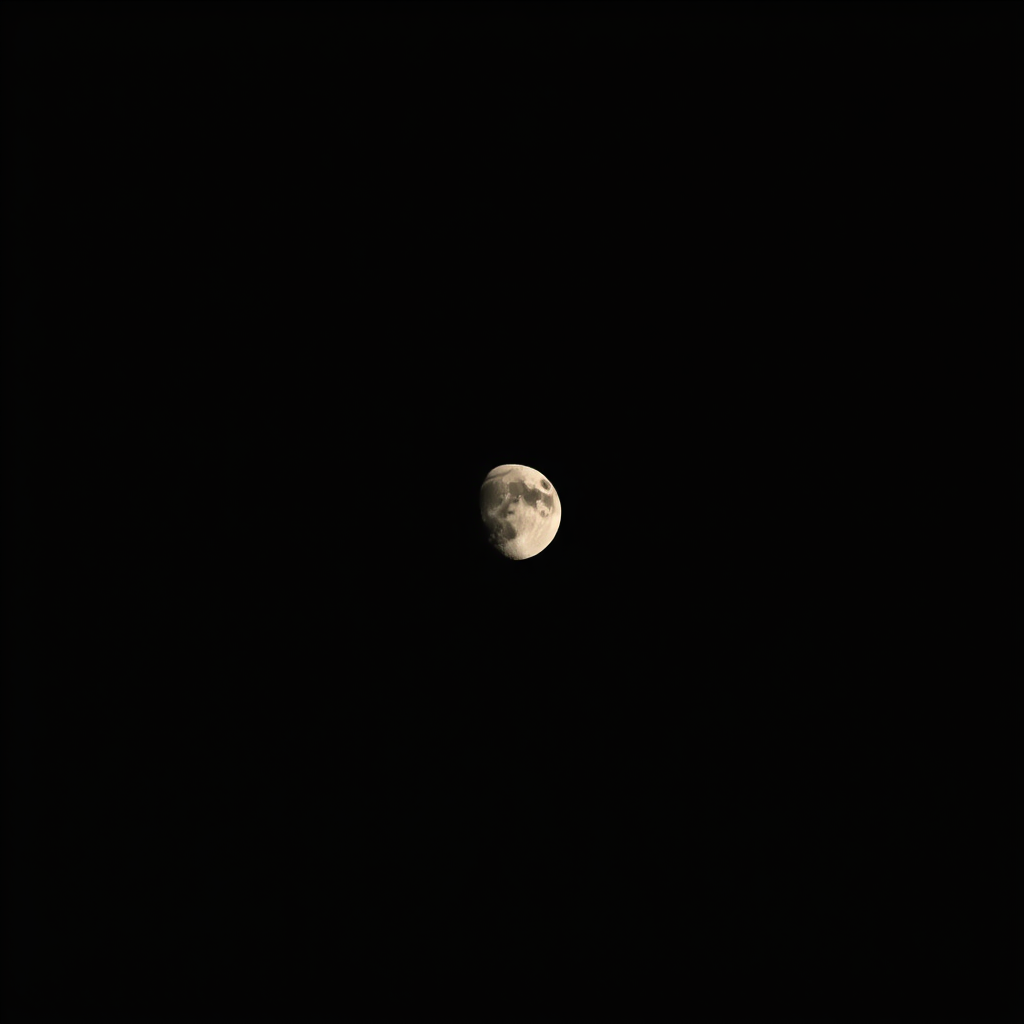 Capture a series of moon phases in a night sky with a Canon EOS R5 at ISO 800, f/8 aperture, 1/125 sec exposure, 200mm focal length, using a telephoto lens for clarity and detail.