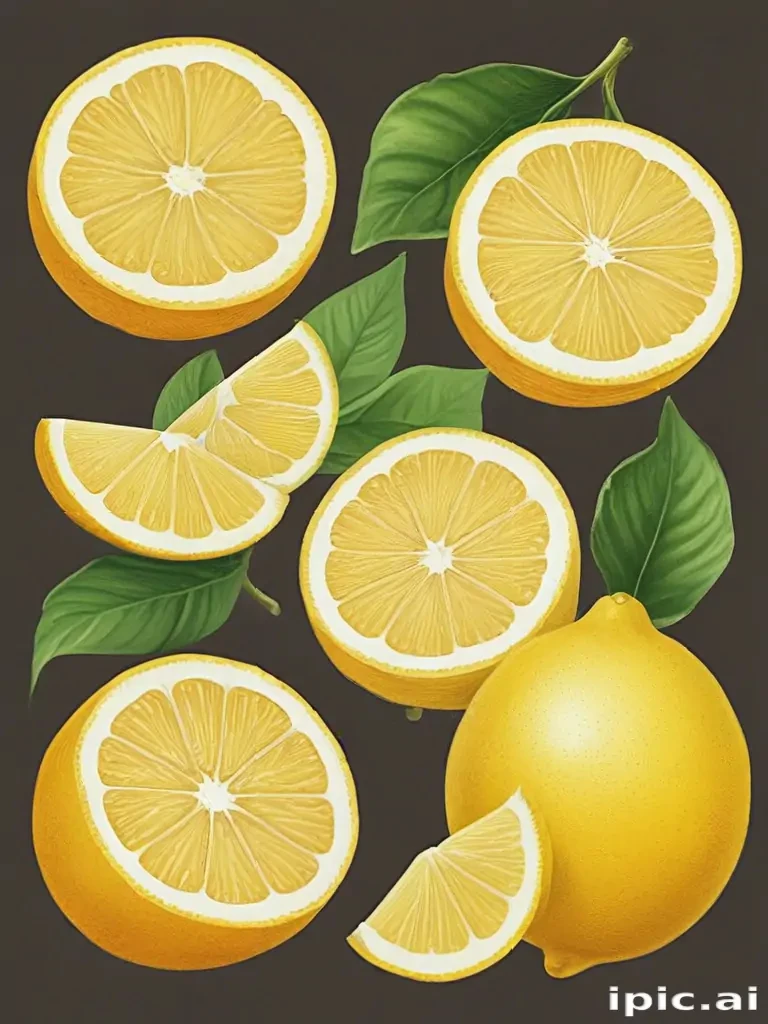 lemon clip art