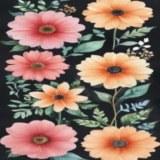 watercolor flowers clipart