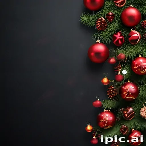 christmas background portrait