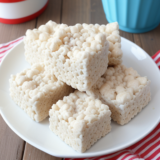 rice krispie treats with fluff