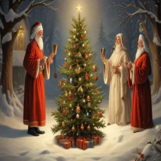 vintage merry christmas image