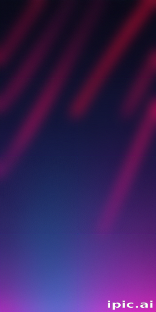 Abstract Gradient Background with Flowing Lines in Vibrant Purple and ...