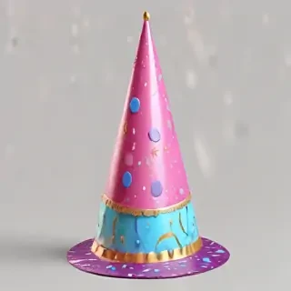 transparent background birthday hat