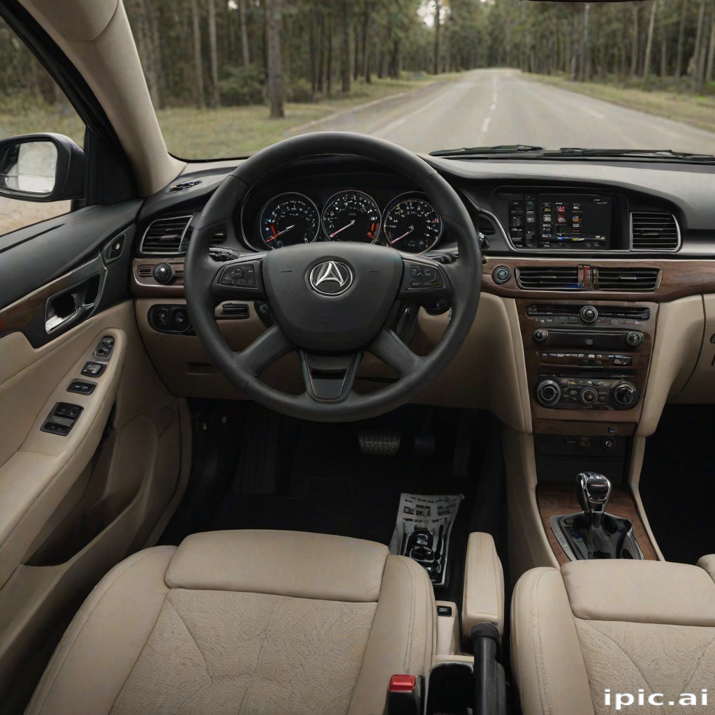 inside car background