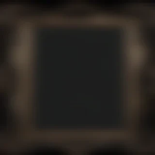 black picture frame png
