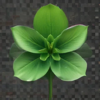 green flower png