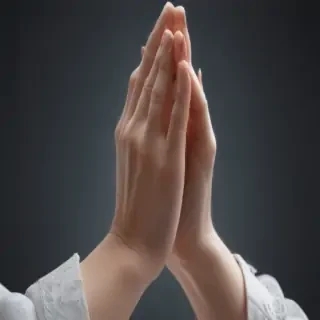 praying hands transparent background