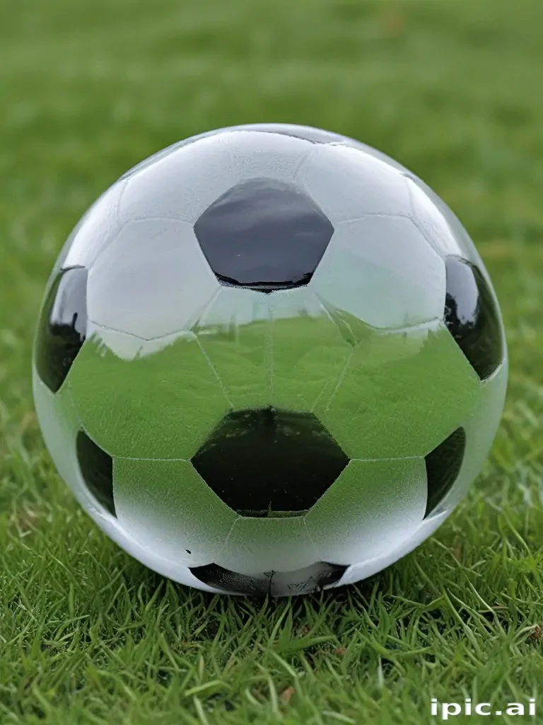 transparent soccer ball