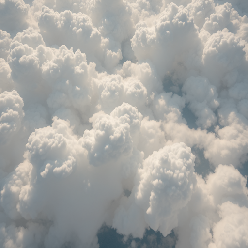 Capture a high-resolution aerial view of fluffy white clouds with a soft diffused light, using a DSLR camera with a 50mm lens, aperture set to f/2.8, shutter speed at 1/1000s, ISO 200, and a wide-angle perspective to enhance depth and detail.