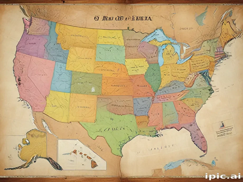 map of the usa states
