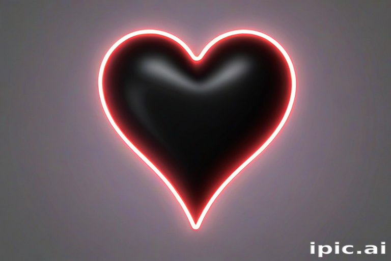 neon heart png
