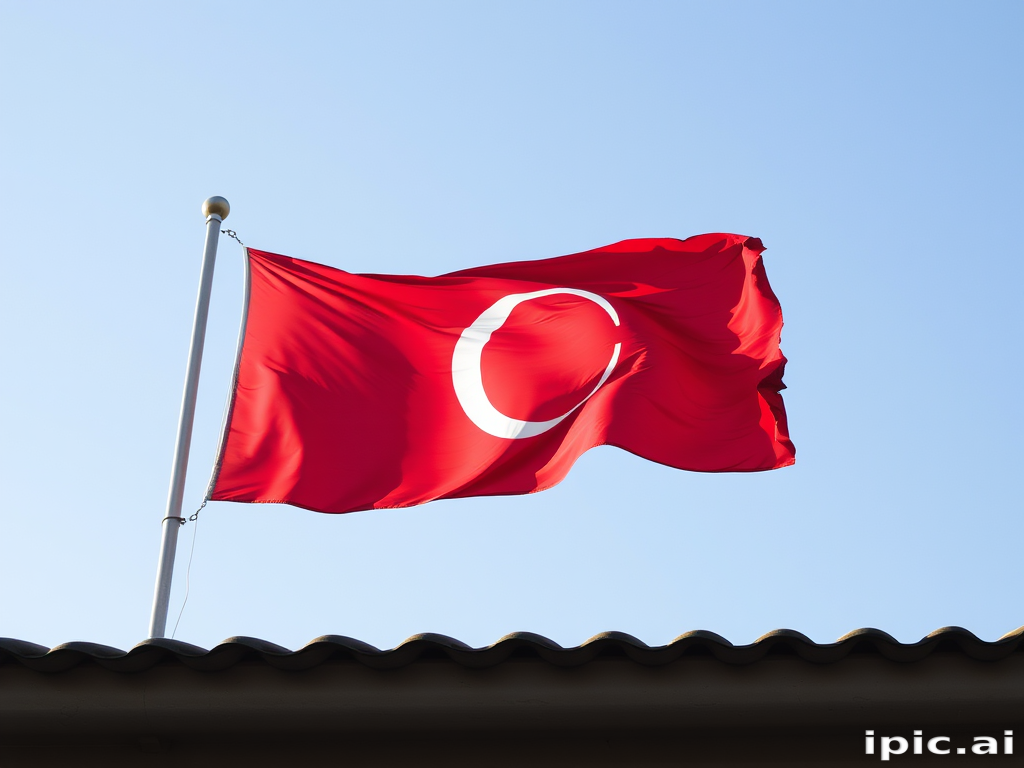 red and white flag