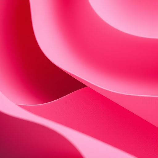 create an abstract background featuring smooth, wavy lines in vibrant shades of pink and dark accents, captured with a DSLR camera at ISO 100, aperture f/8, shutter speed 1/125s, using a macro lens for enhanced detail and clarity, with a shallow depth of field for a soft focus effect.