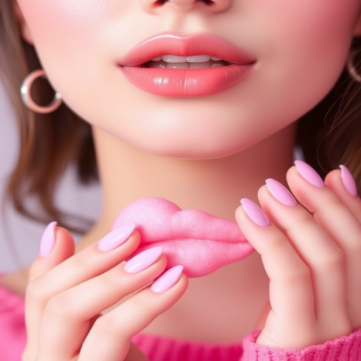 Whimsical "Cotton Candy Cloud" lip mousse offering a lightweight, airy texture with vibrant pastel pigmentation, ideal for playful and kawaii-inspired makeup styles