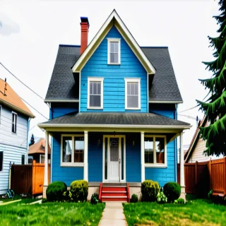 background of a house