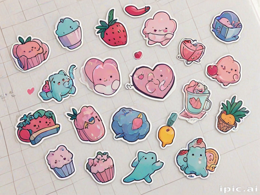 transparent aesthetic stickers