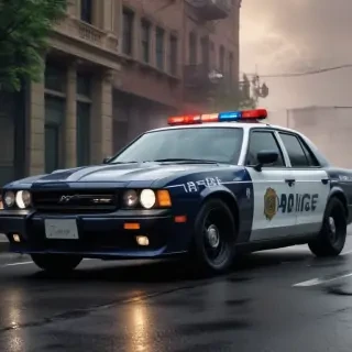 police car wallpaper