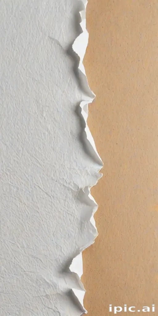 torn paper transparent