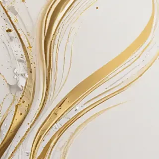 white & gold background