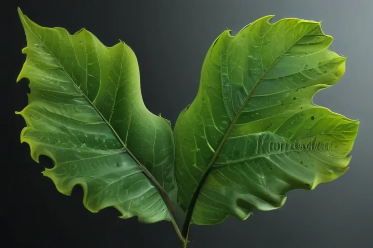 green leaf design
