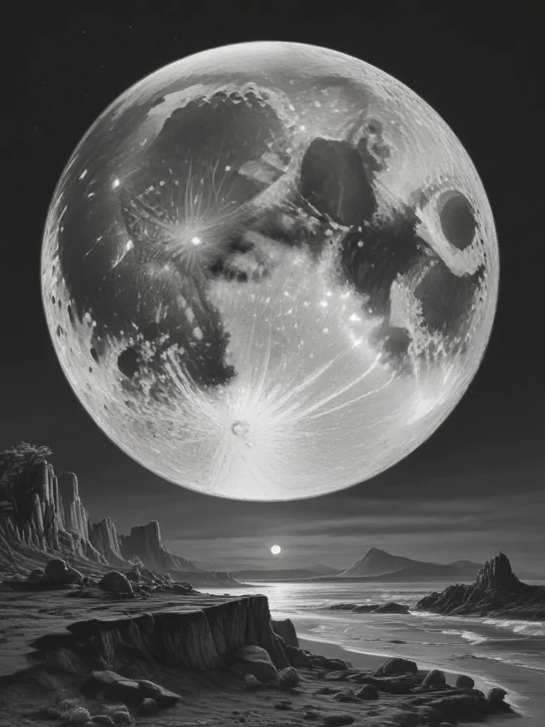 moon sketch