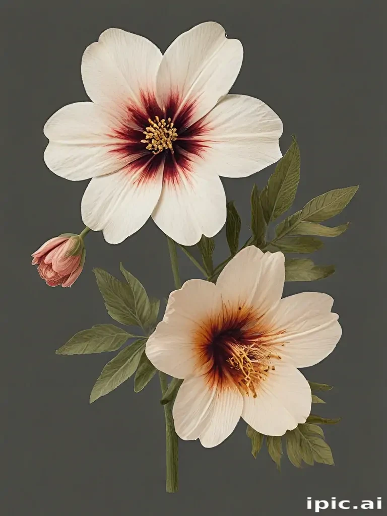pressed flower png